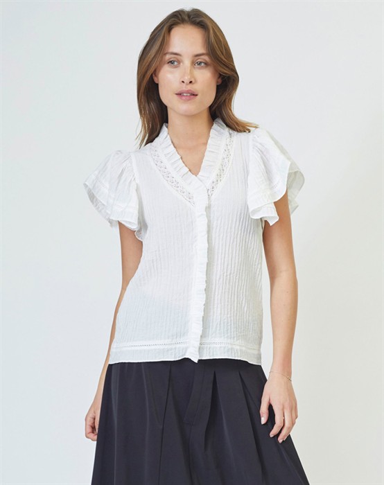 Alisa CC Lace Top - Off White